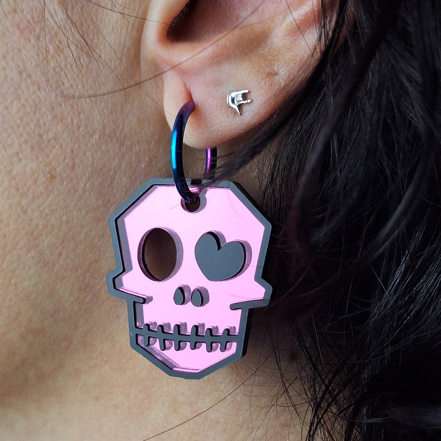 Pendientes Calavera Glam