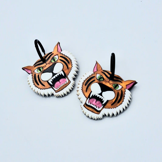 Pendientes Tigre Old School