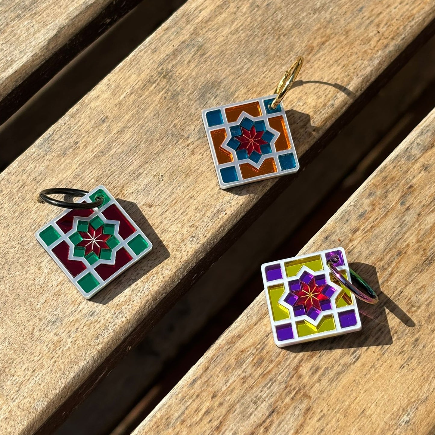 Pendientes Azulejo Geométrico