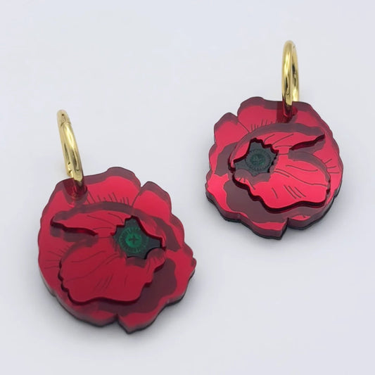 Pendientes de Amapola