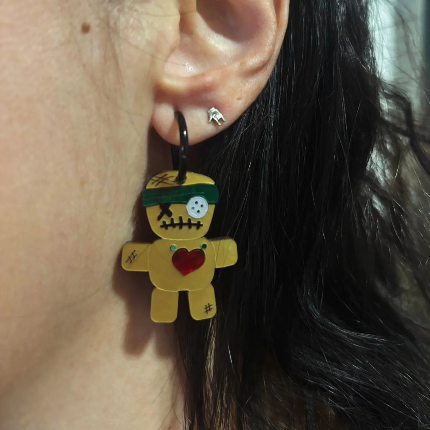 Pendientes Muñeco vudú