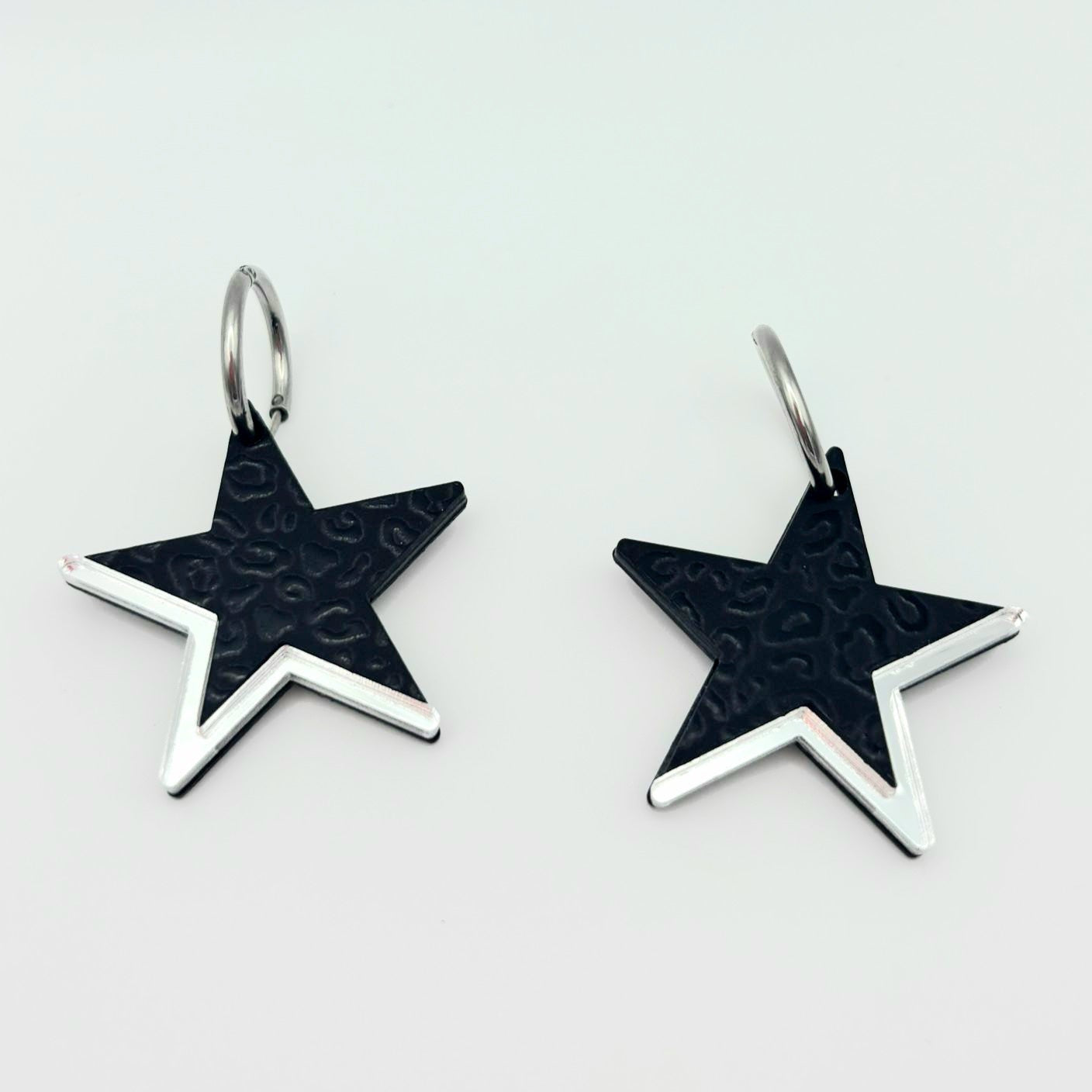 Pendientes Estrella Leopardo