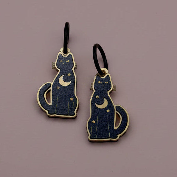 Pendientes Gato Negro