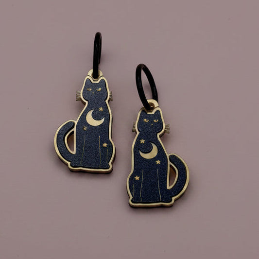 Pendientes Gato Negro