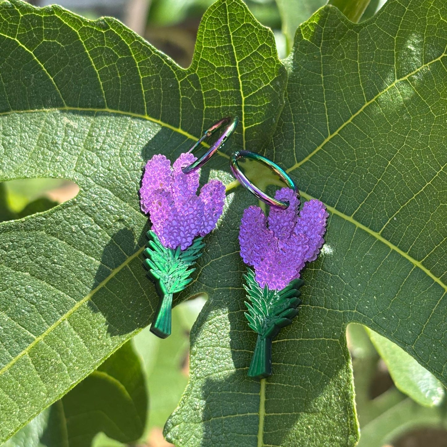 Pendientes de Lavanda