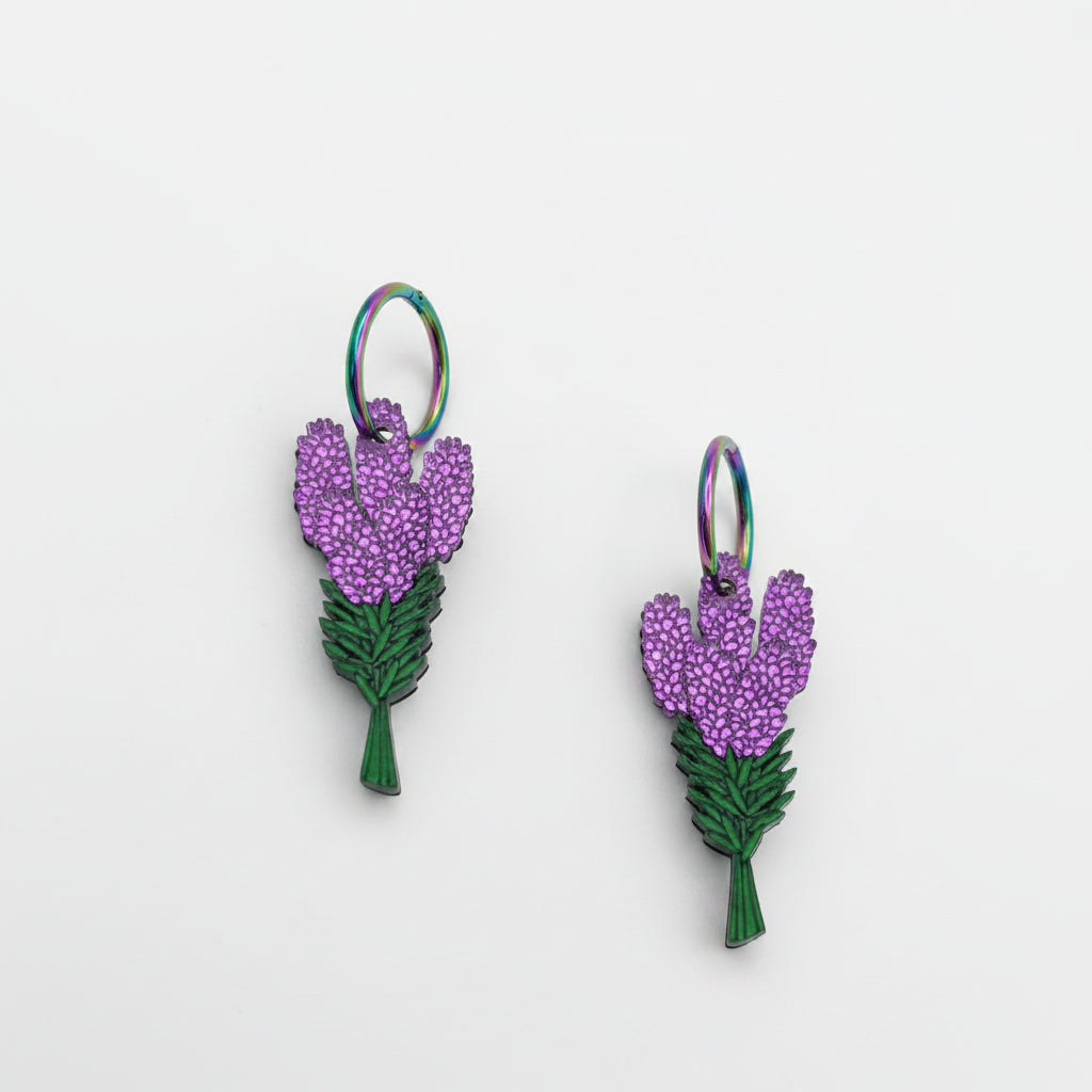 Pendientes de Lavanda
