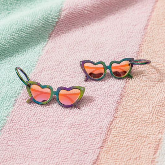 Pendientes Gafas Corazón
