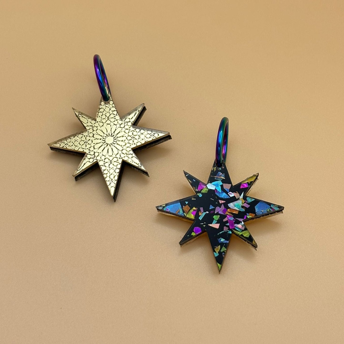 Estrella Reversible de Navidad